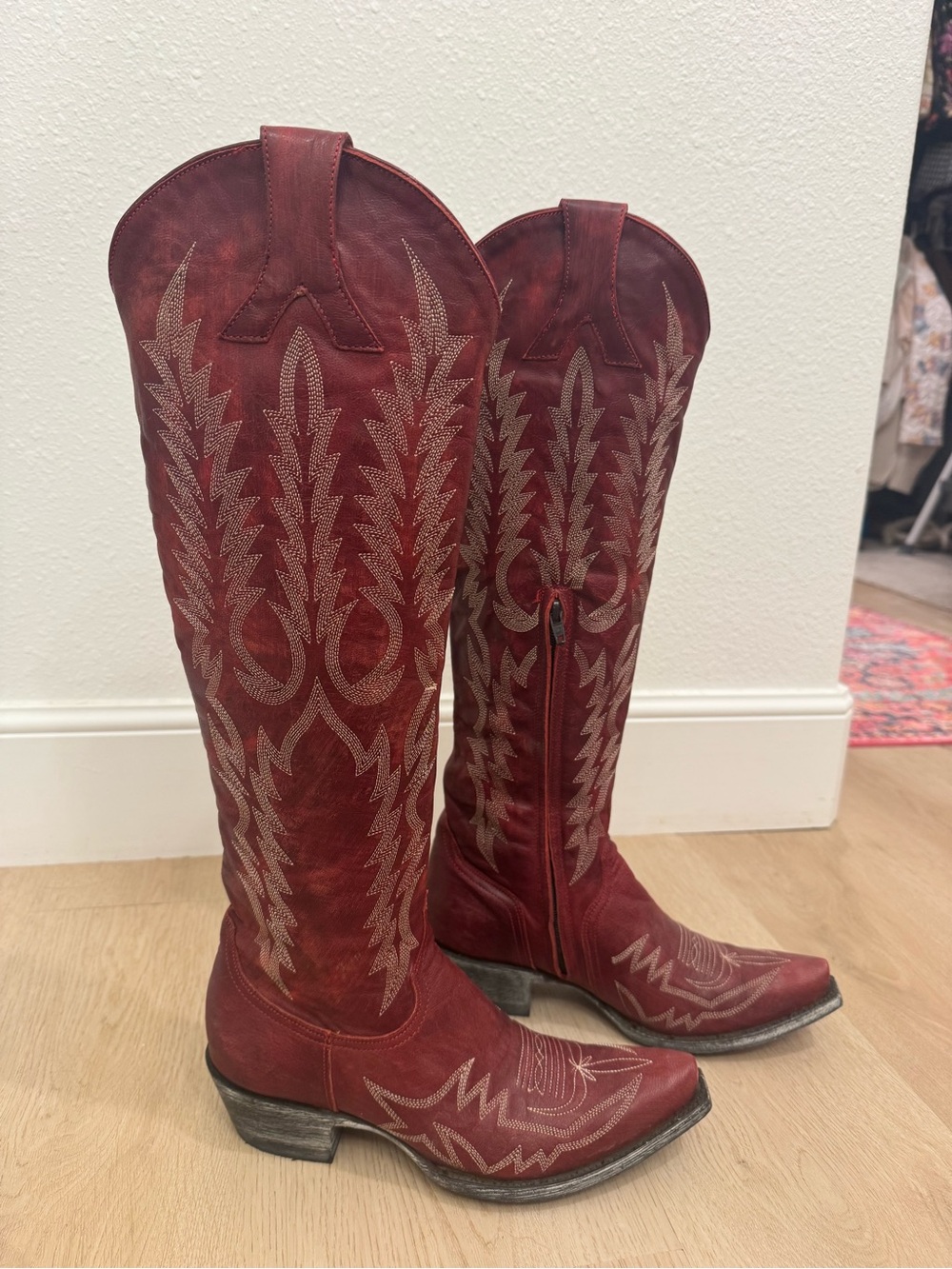 Old Gringo Red Mayra 18” Leather Cowboy Boots